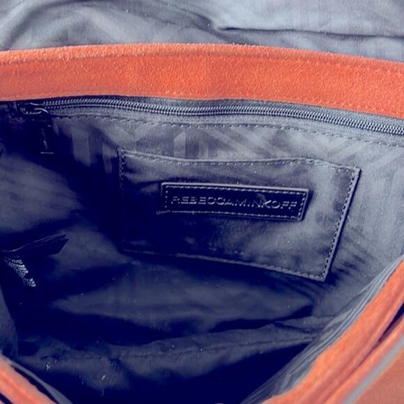 Rebecca Minkoff Rapture Leather Crossbody Shoulder Purse with Fringe - Picture 10 of 12